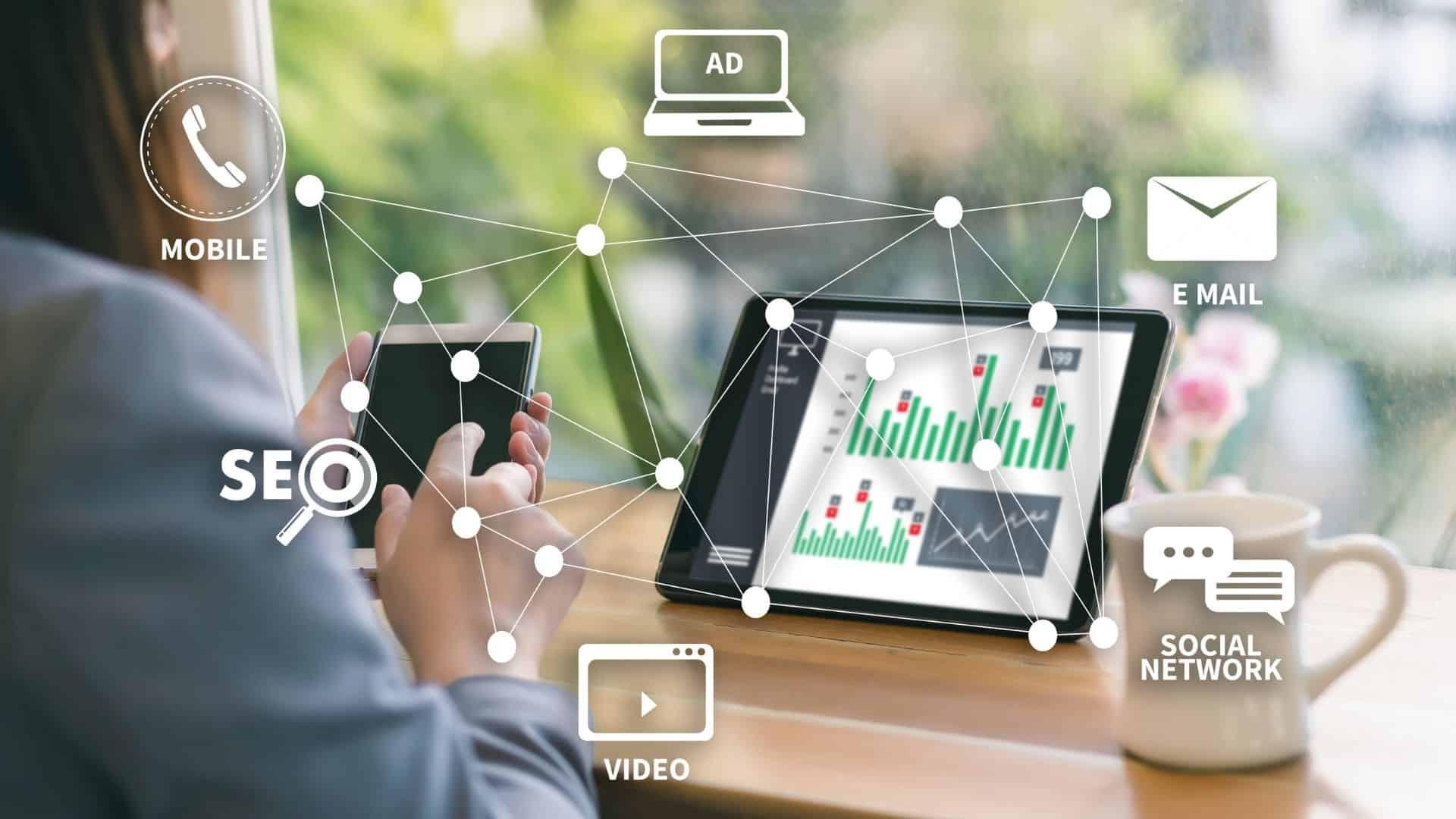 components of a digital landscape