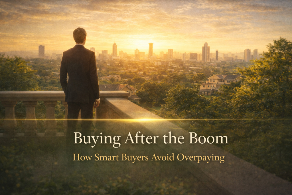 Property boom and bubble burst