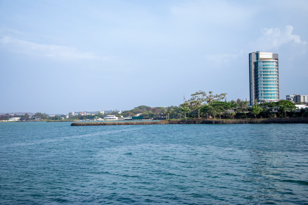 Aerial view of Nyali, a prime Mombasa real estate area for investment.